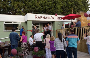 Raphaels Restaurat Evesham reopens following a fire